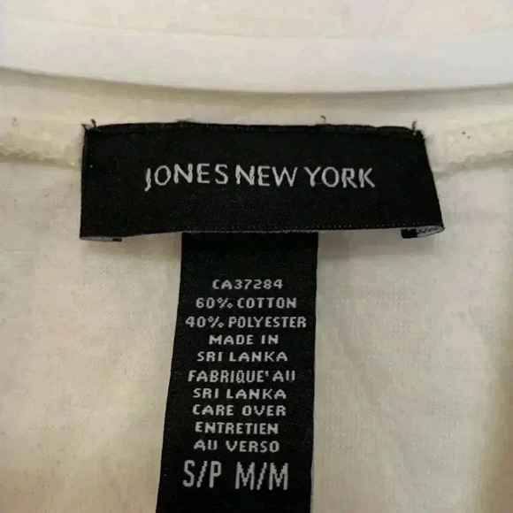 Jones New York quilted white,short dressing gown  with inside and outside… - Picture 4 of 5